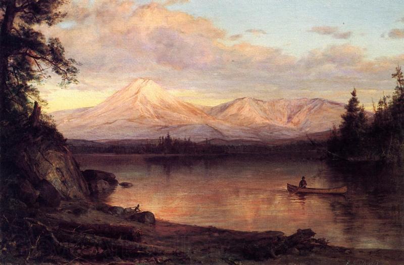 Frederic Edwin Church View of Mount Katahdin France oil painting art